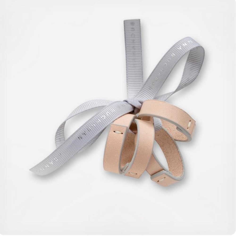 NWT Joanna Buchanan leather napkin rings, 4 sets of 4; sold individually